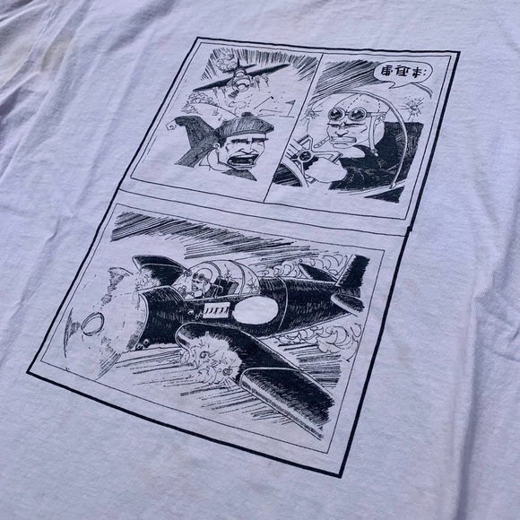 💛 Vintage Five Iron Frenzy Vintage Band T-Shirt Comic Book Art Ska Punk XL White - Picture 2 of 8